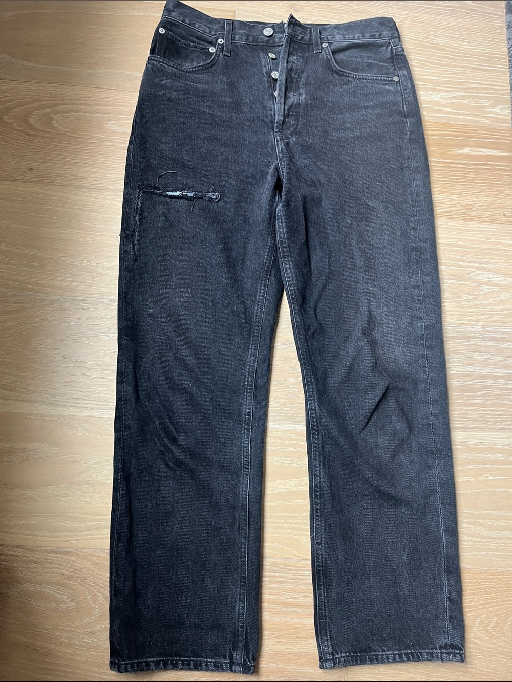 Agolde black jeans